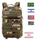 Mochila Grande Multiuso Militar Acampamento 50 Litros