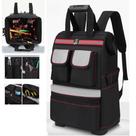 Mochila grande premium ferramentas base emborrachada reforcada bolsa impermeavel refletiva motoboy