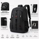 Mochila Grande Preta Com Bolsos Para Faculdade Trabalho