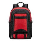 Mochila Grande Reforçada Notebook Viagem Expansível Vermelha
