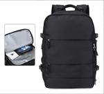 Mochila Grande Viagem Avião Espaçosa Resistente Expansiva Feminina Masculina Notebook