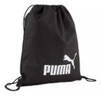 Mochila Gym Sack Puma Phase Unissex - Preto+Branco - Único