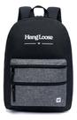 Mochila Hang Loose Classic Preto E Cinza 18l Poliéster 600d