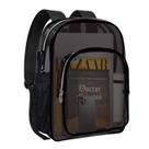 Mochila HEEYA Clear Transparent Heavy Duty TPU 17,2 x 14 x 5,7 polegadas