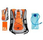 Mochila Hidratação Camelback 5 Litros Com Reservatório de Água de 2 Litros Laranja