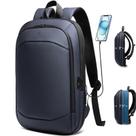 Mochila hk Business Slim expansível de 17 polegadas à prova d'água