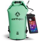 Mochila impermeável Dry Bag Earth Pak 55L com capa de telefone Mochila impermeável Dry Bag Earth Pak 55L com capa de telefone