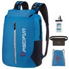 Mochila impermeável Dry Bag Piscifun 30L azul claro