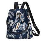 Mochila impermeável Fmeida Hawaii Flower Nylon para mulheres