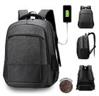 Mochila Impermeável para Notebook c USB Bolsa Reforçada 43cm