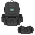 Mochila Impermeável Tática Militar 55L Masculina Feminina Viagem Academia Esportiva Camping Trilha Acabamento Reforçada Multifuncional