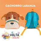Mochila Infantil Cachorro Laranja com Alças
