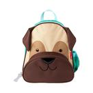 Mochila Infantil Cachorro Pug Zoo Skip Hop Espaçoso e Forro Fácil de Limpar