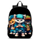 Mochila Infantil Cat Preta