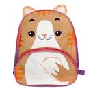 Mochila Infantil com Alças Estampada Modelo Gato