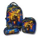 Mochila Infantil com Rodinha Dinosaurs World Azul Winth Mochila Infantil com Rodinha Dinosaurs World Azul Winth