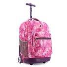 Mochila Infantil com Rodinhas J World New York Sunrise - 18 Polegadas - Roxa Mochila Infantil com Rodinhas J World New York Sunrise - 18 Polegadas - Roxa
