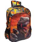 Mochila Infantil Costa Media Dino Dinossauro Trex 40CM Porta Garrafinha Escolar