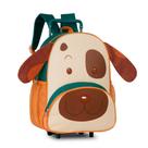 Mochila infantil de carrinho rodinha clio pets 15" cp2652a