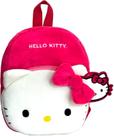 Mochila Infantil de Pelúcia Hello Kitty