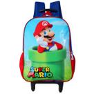 Mochila Infantil De Rodas Super Mario Bros World Escolar