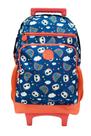 Mochila Infantil de Rodinha Carrinho Panda Grande Ref 11280 Xeryus