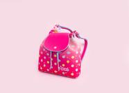 Mochila Infantil em Neoprene Estampa Corações Barbie