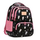 Mochila Infantil Escolar Acolchoada com Estampa Fofa e Múltiplos Bolsos