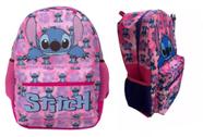 Mochila Infantil Escolar Menina Lilo & Stitch Rosa COSTA