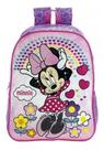 Mochila Infantil Escolar Meninas Minnie Mouse Laço Costas G