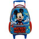 Mochila Infantil Escolar Mickey Com Rodas Em Gel 18l Xeryus
