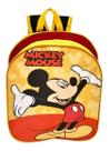 Mochila Infantil Escolar Mickey Mouse Costas Amarelo M F5 Mochila Infantil Escolar Mickey Mouse Costas Amarelo M F5