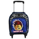 Mochila Infantil Escolar Roblox Com Rodinhas Creche Pré Escolar