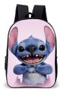 Mochila Infantil Escolar Simples Novidade Ohana Lilo Familia Lançamento