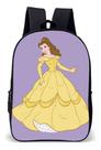 Mochila Infantil Escolar Simples Princesa Bela Rosa Fera Lançamento Mochila Infantil Escolar Simples Princesa Bela Rosa Fera Lançamento