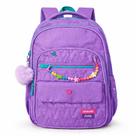 Mochila Infantil Feminina Grande com Divisórias Internas e Bolsos Organização Escolar Completa