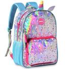 Mochila Infantil Holográfica Magic G Azul - Clio