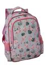 Mochila Infantil LS Flamingos Com 4 Divisões - MO3185