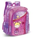 Mochila Infantil LS MO3090 com bolso frontal e 2 bolsos laterais