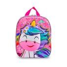 Mochila Infantil MaxToy Cute Unicorn Sweet Rosa
