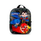 Mochila Infantil MaxToy Super Friends Preto