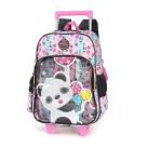 Mochila infantil menina luxcel up4you c/rodas ic37706up