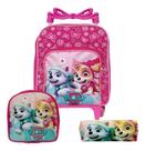 Mochila Infantil Menina Patrulha Canina Skye Rodinha Toys 2u
