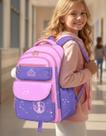 Mochila Infantil Meninas Moda Colorida Bolsa Escolar De Costas Espaço Notebook Porta Garrafa