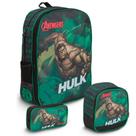 Mochila Infantil Menino Incrível Hulk Juvenil Resistente