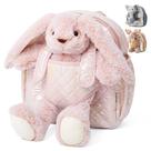 Mochila Infantil Moonkie Hug & Go Coelhinho de Pelúcia 25 cm