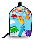 Mochila Infantil Number Bloks Ideal Para Crianças Escola E Passeios E Presente