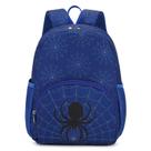 Mochila infantil Octsky Spider Blue 33x25x11 cm para crianças