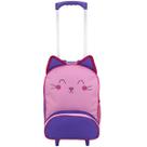 Mochila Infantil Rodinhas Gato Rosa Escolar Menina 12L DLui