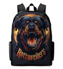Mochila Infantil Rottweiler Estampada Dog Cachorro Menino Menina Top